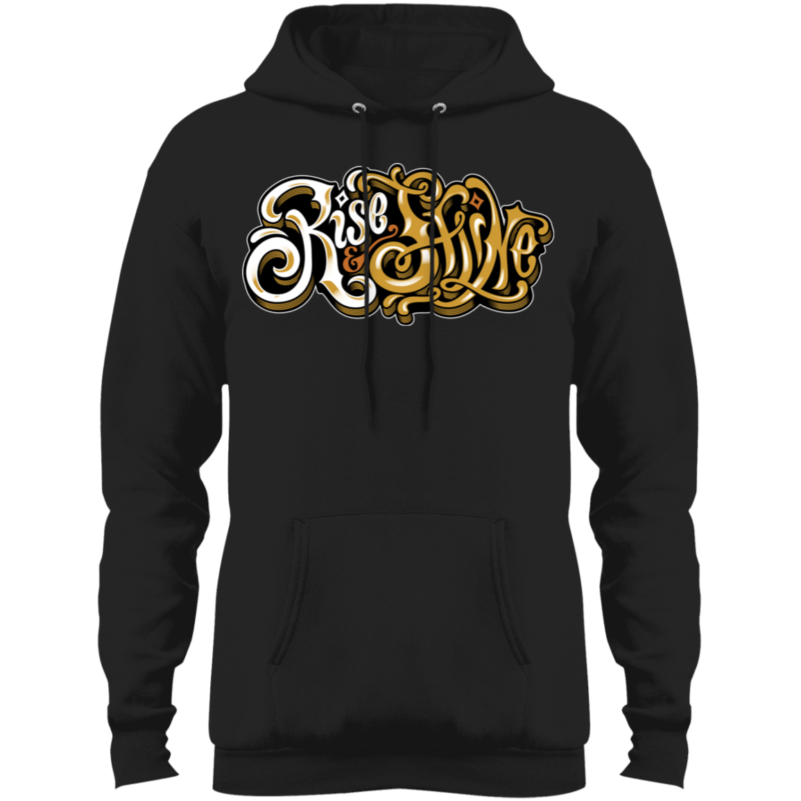 "RISE AND SHINE" Core Fleece Pullover Hoodie