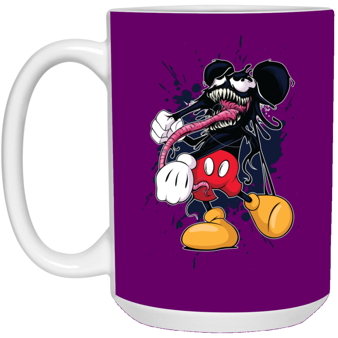 "VENOM MOUSE" 15 oz. White Mug