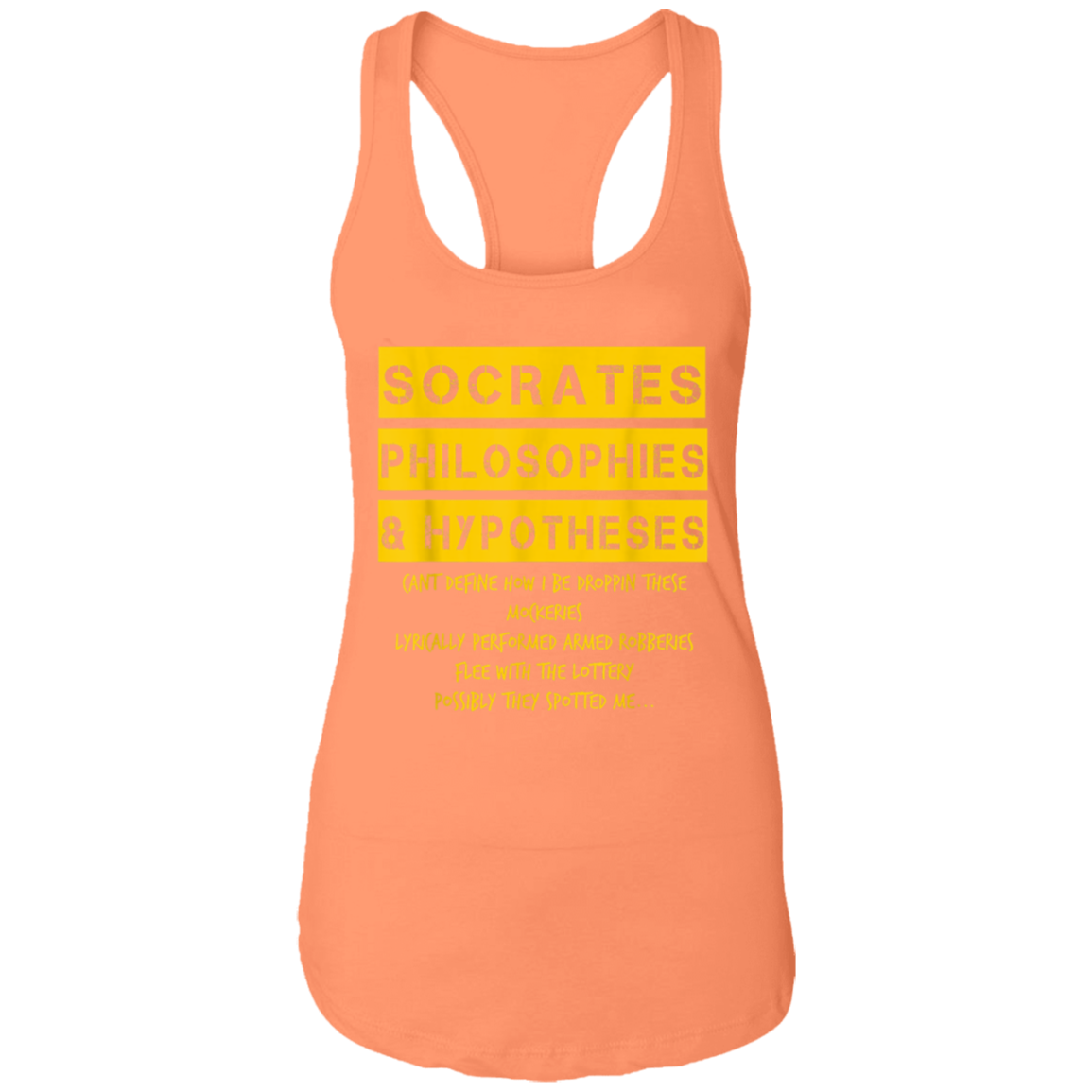 "SOCRATES" Ladies Ideal Racerback Tank