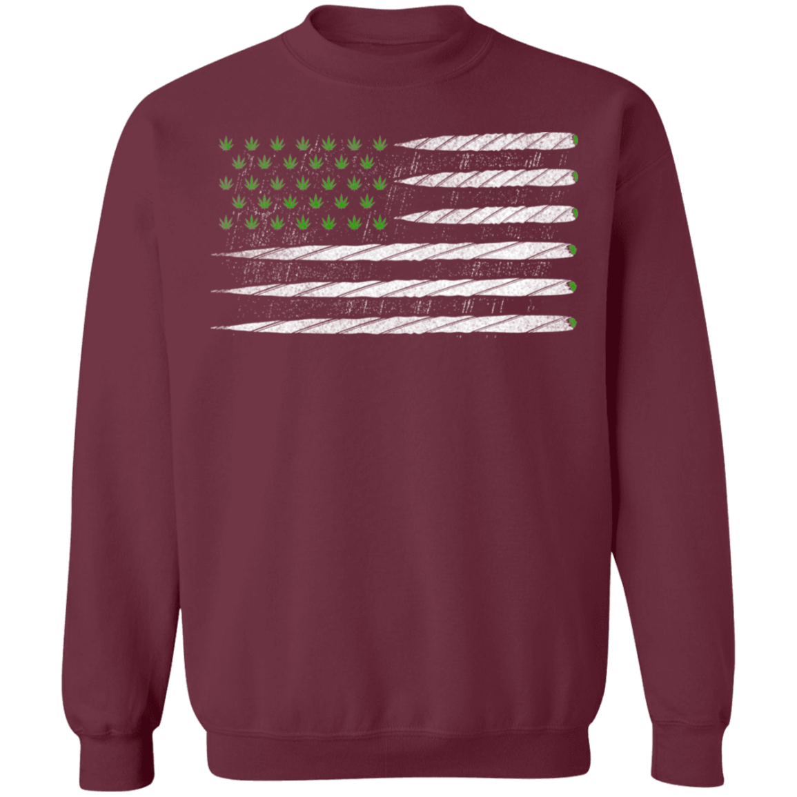 "JOINT FLAG" Crewneck Pullover Sweatshirt  8 oz.