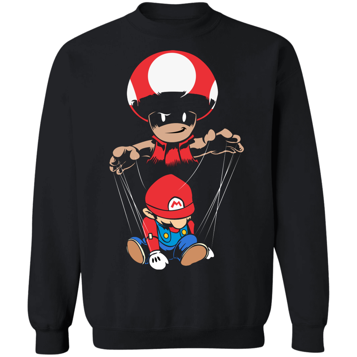 "MARIO DOLL" Crewneck Pullover Sweatshirt  8 oz.