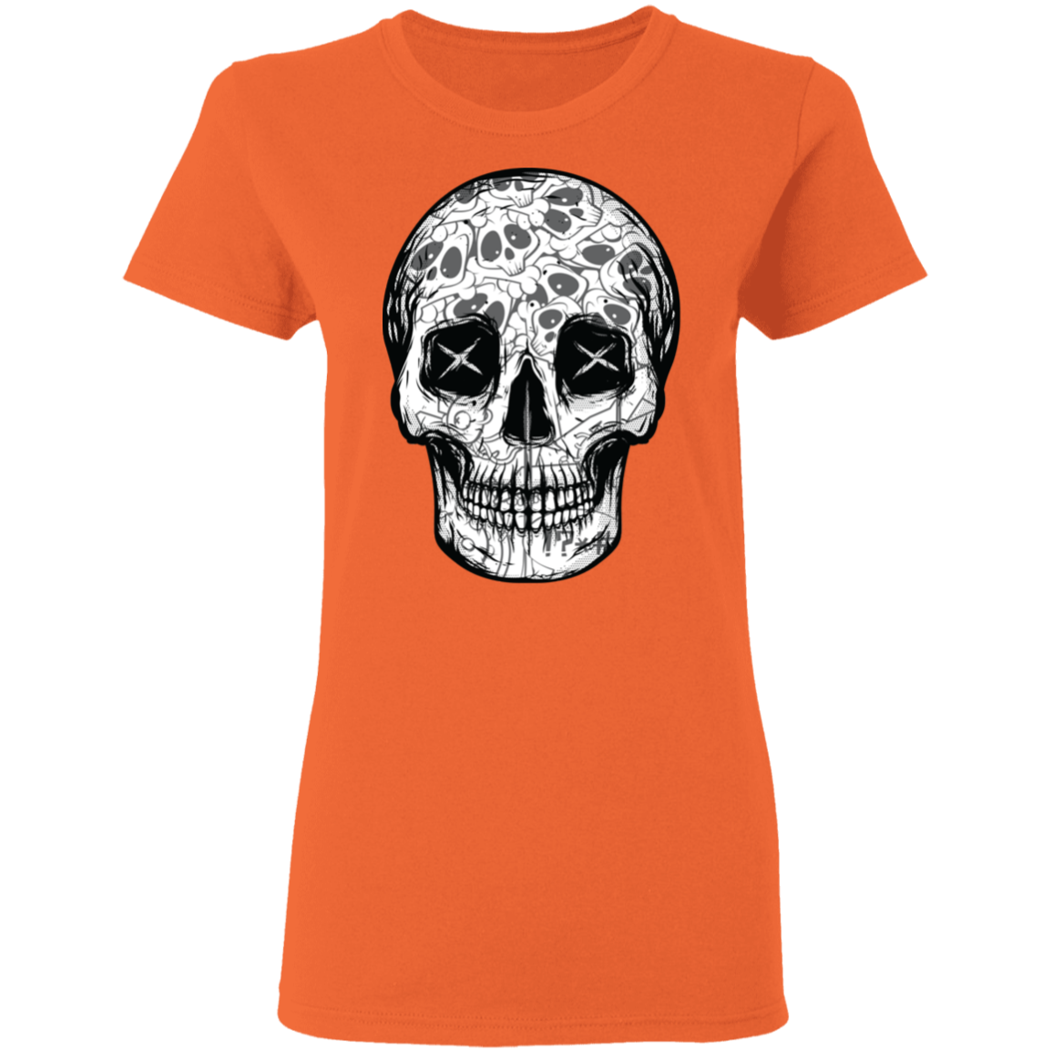 "SKULL HEADS" Ladies' 5.3 oz. T-Shirt