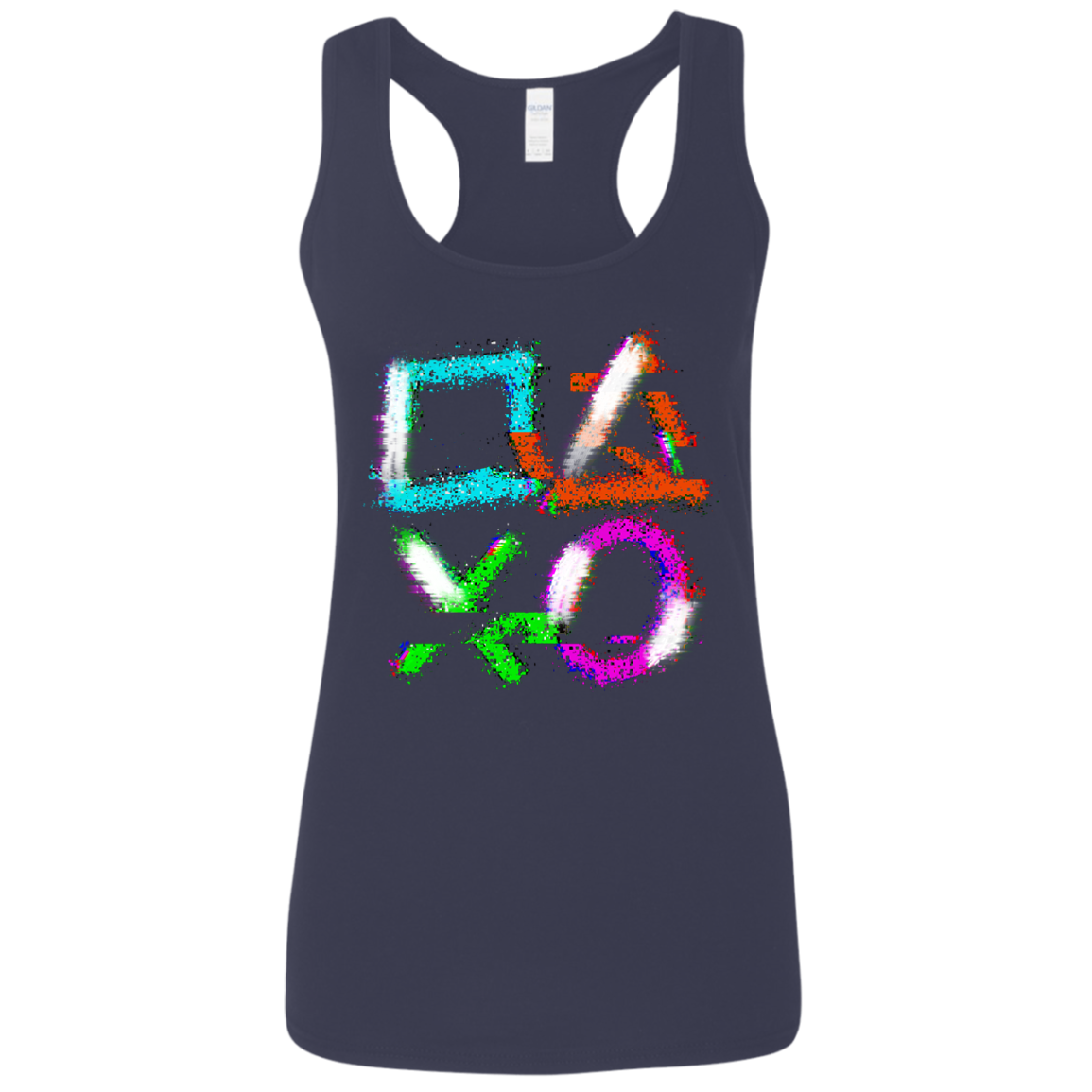 "GAMING LOUNGE" Ladies' Softstyle Racerback Tank