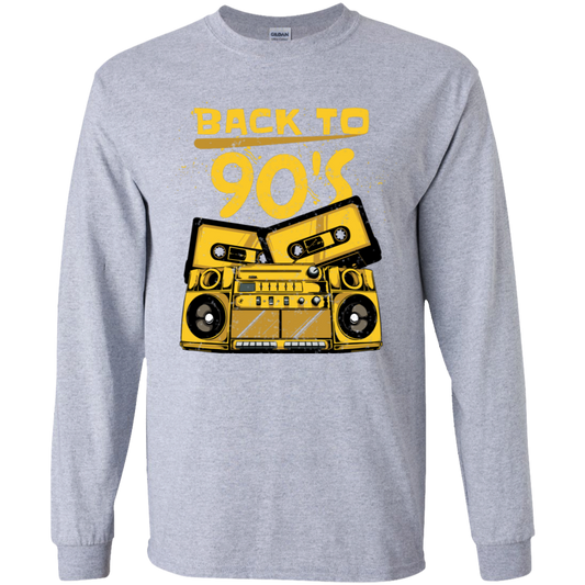 "BACK TO 90'S" Youth LS T-Shirt