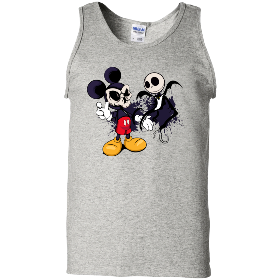 "NIGHTMARE MICKEY" 100% Cotton Tank Top