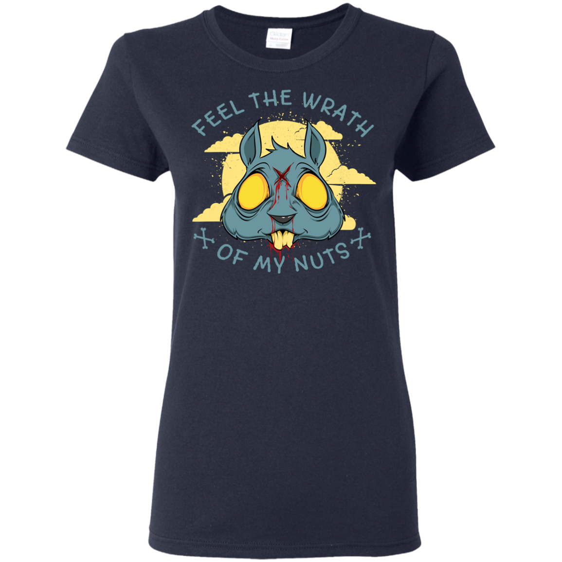 "FEEL THE WRATH" Ladies' 5.3 oz. T-Shirt