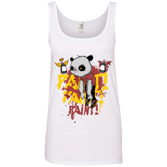 "PAINT PAINT PAINT" Ladies' 100% Ringspun Cotton Tank Top