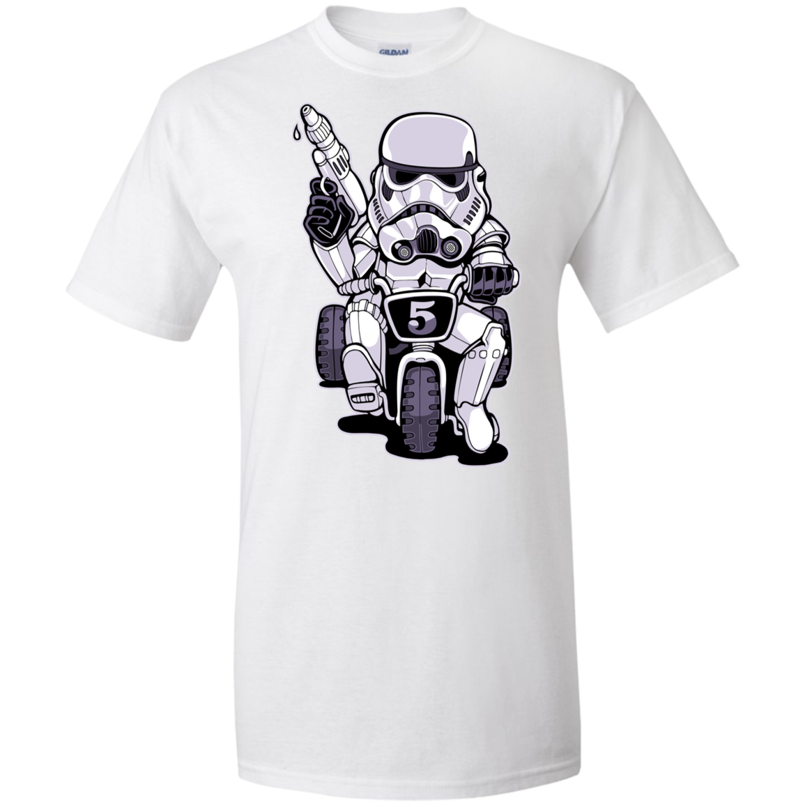 "TOOPER ON A BIKE' Mens Tall Ultra Cotton T-Shirt