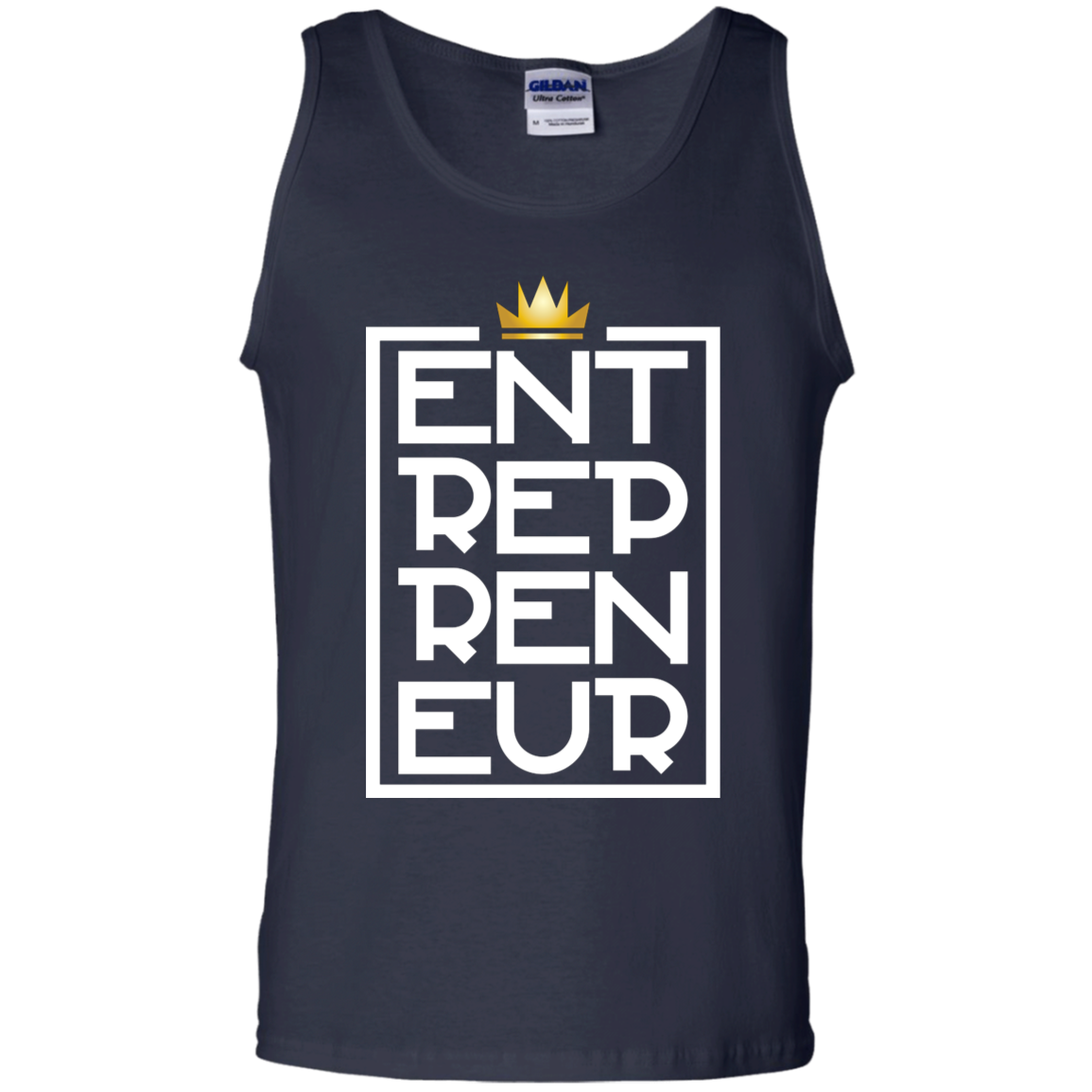 "KING ENTREPRENEUR" 100% Cotton Tank Top