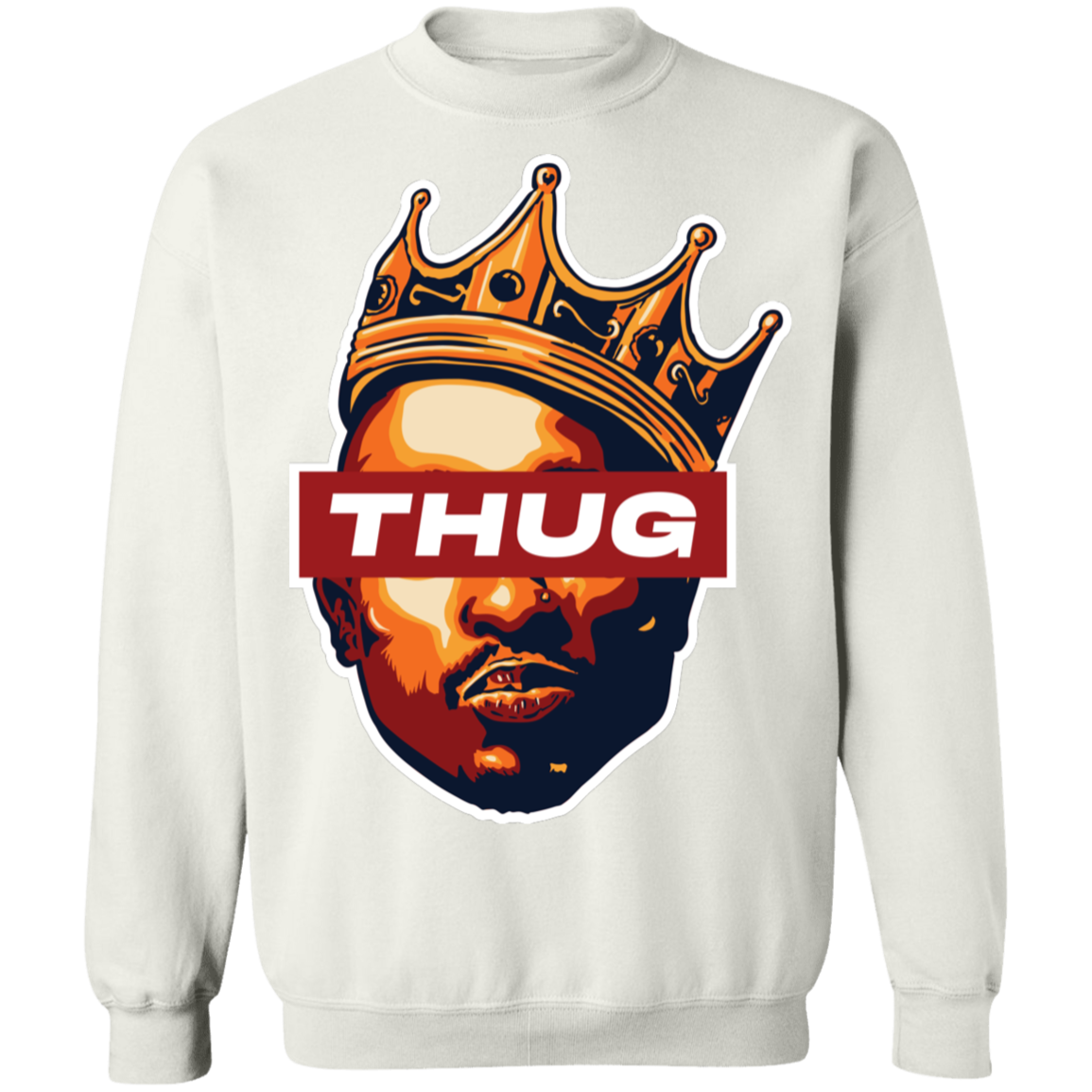 "THUG" Crewneck Pullover Sweatshirt