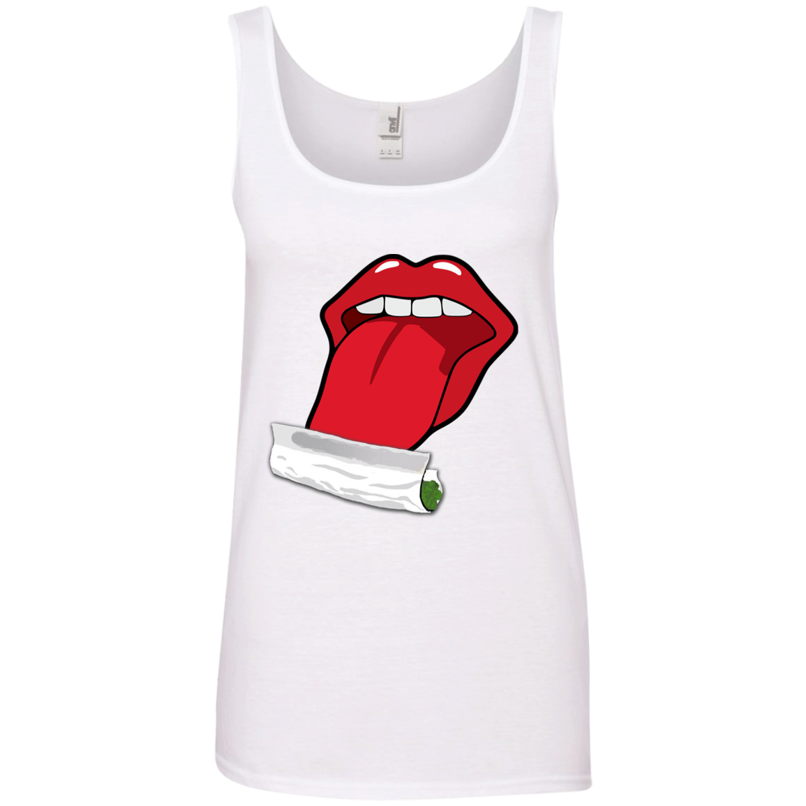 "ROLLING JOINT" Ladies' 100% Ringspun Cotton Tank Top