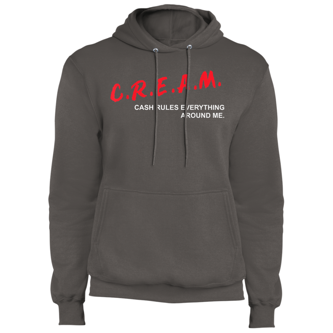 "CREAM" Core Fleece Pullover Hoodie