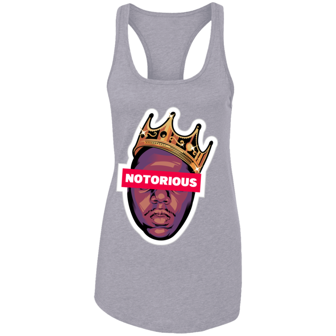 "NOTORIOUS" Ladies Ideal Racerback Tank