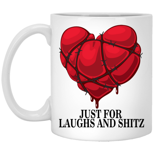 "MY BLOODY HEART" 11 oz. White Mug