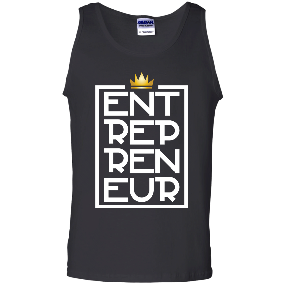 "KING ENTREPRENEUR" 100% Cotton Tank Top