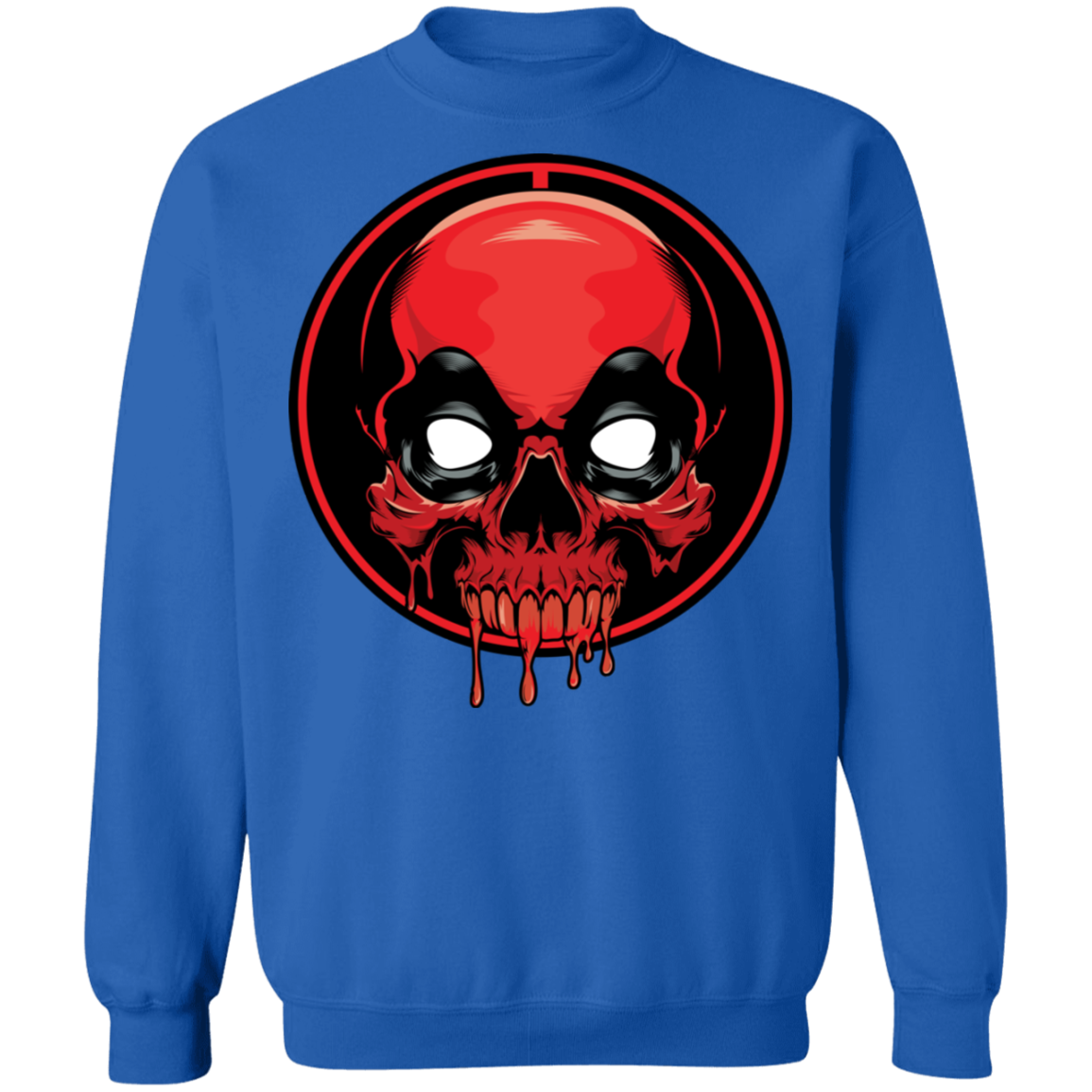 "SKULLPOOL" Crewneck Pullover Sweatshirt  8 oz.