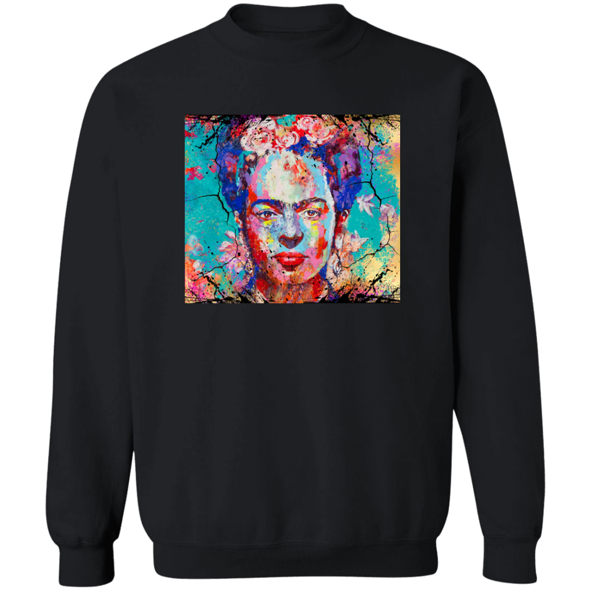 "FRIDA"  Crewneck Pullover Sweatshirt