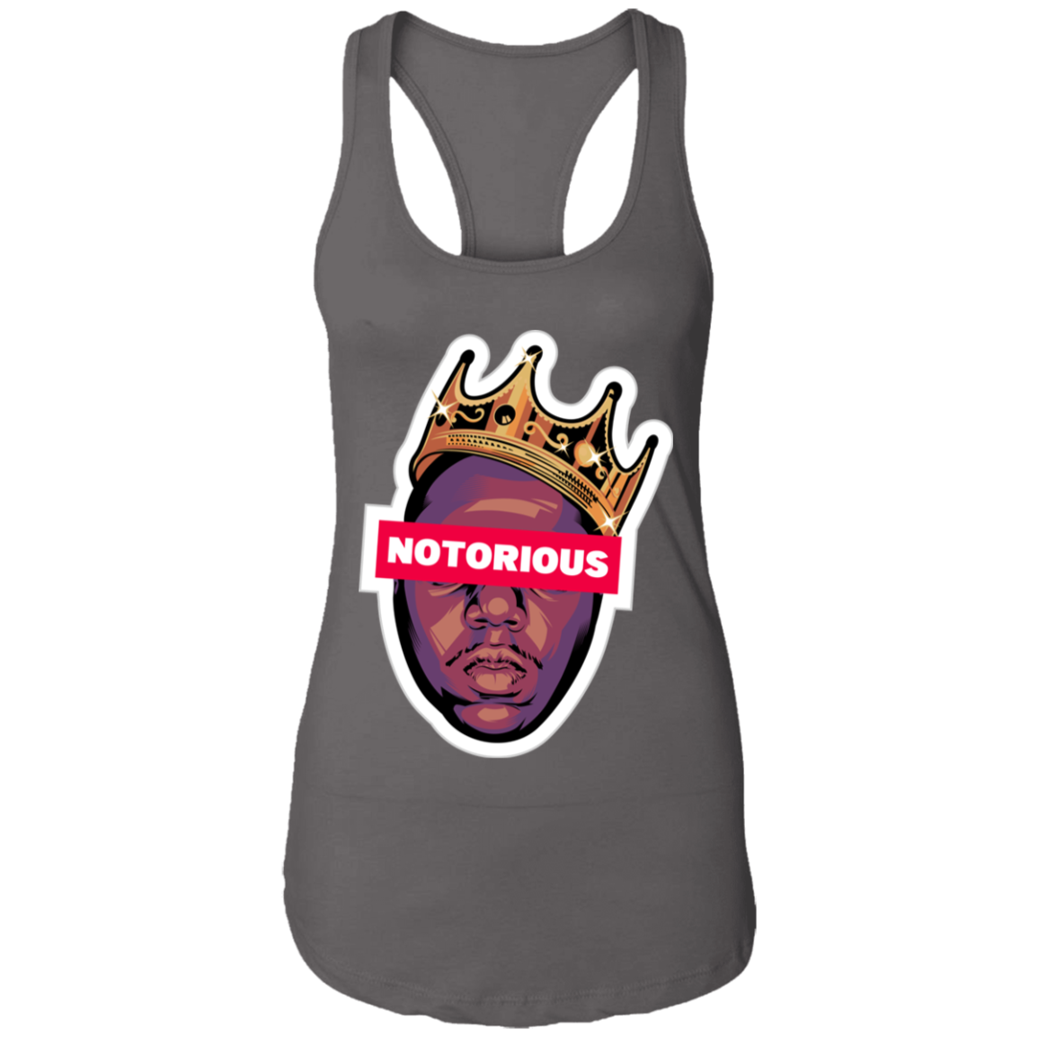 "NOTORIOUS" Ladies Ideal Racerback Tank