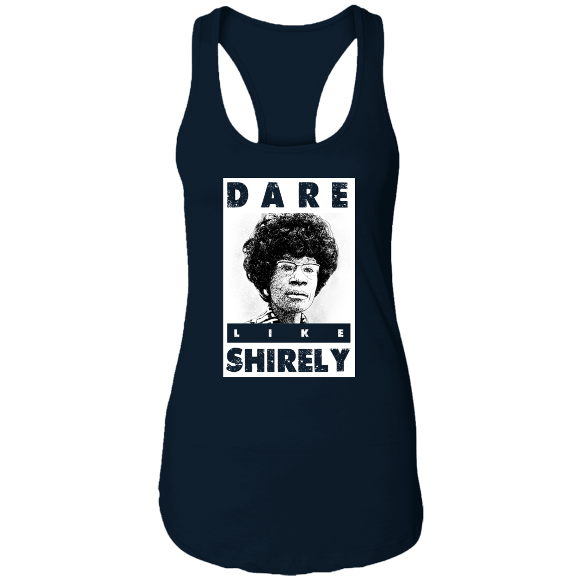 "LIKE SHIRELY" Ladies Ideal Racerback Tank