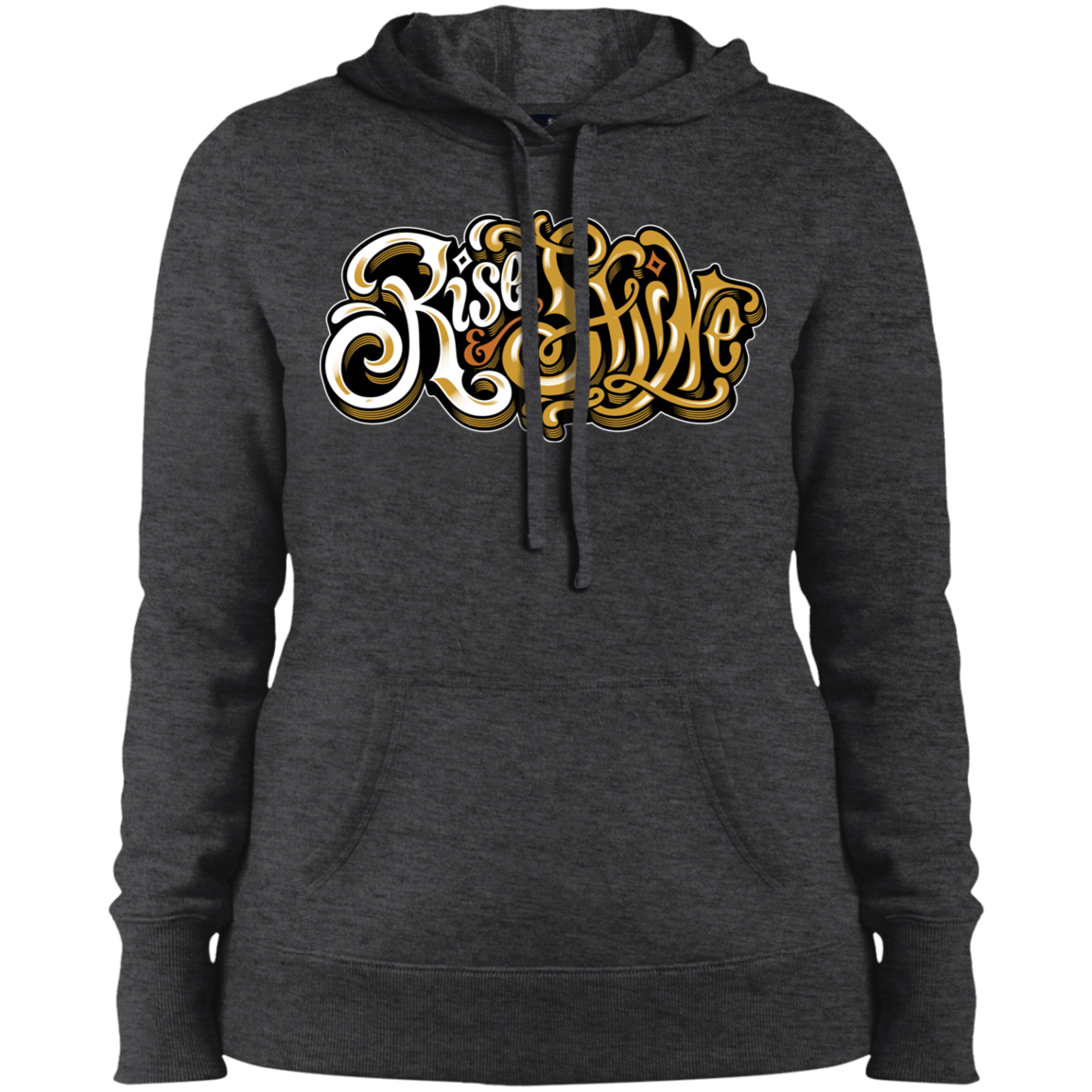 "RISE AND SHINE" Ladies' Pullover Hooded Sweatshirt