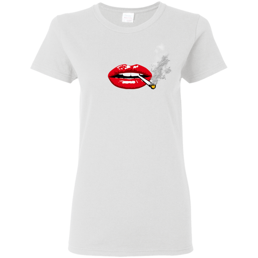 "SEXY LIPS Ladies' 5.3 oz. T-Shirt