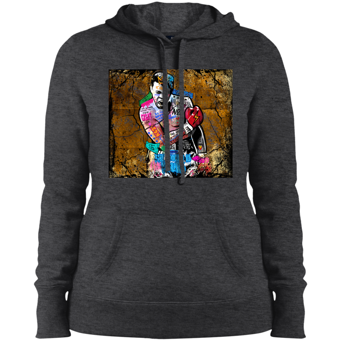 "THE GREATEST" Ladies' Pullover Hooded Sweatshirt