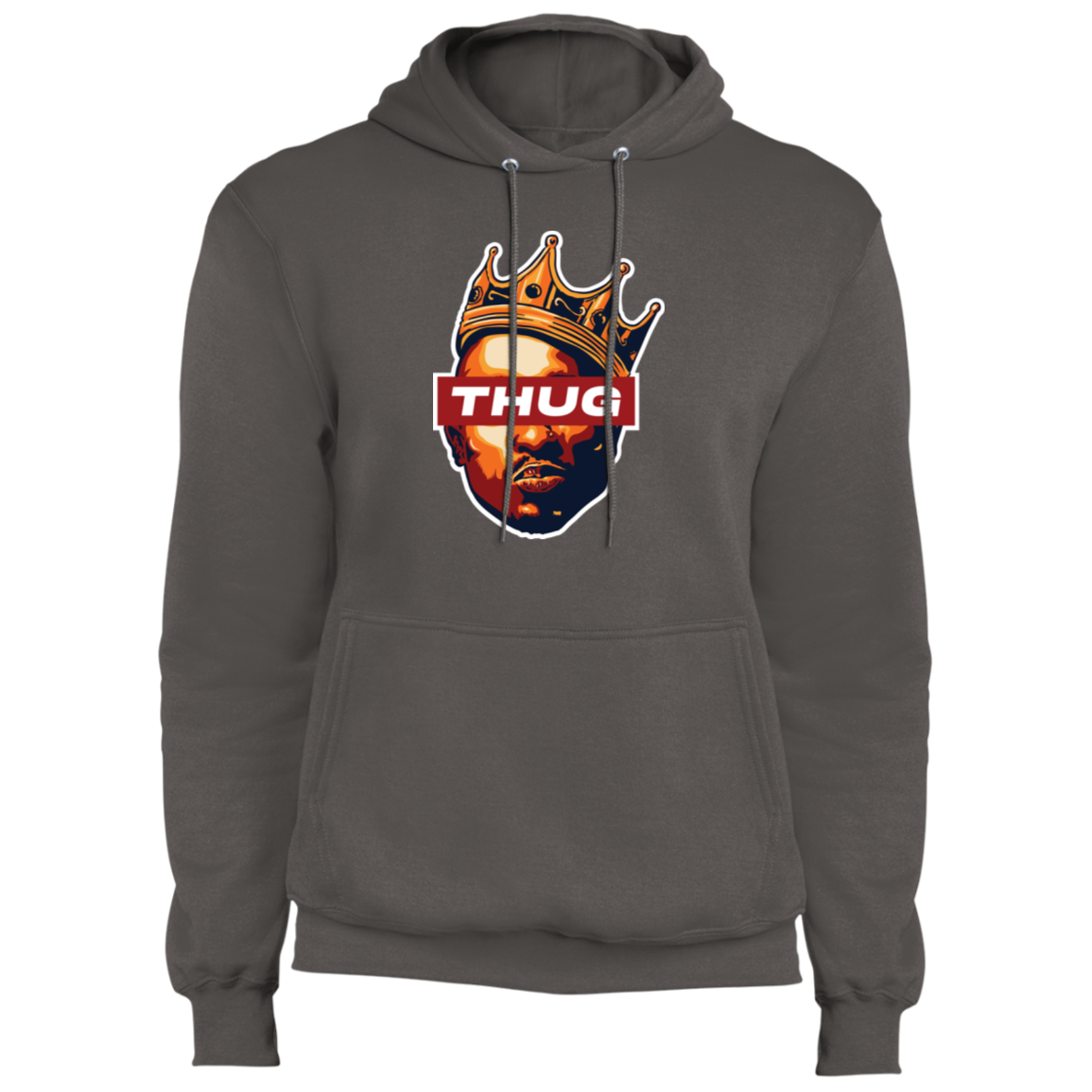 "THUG" Core Fleece Pullover Hoodie