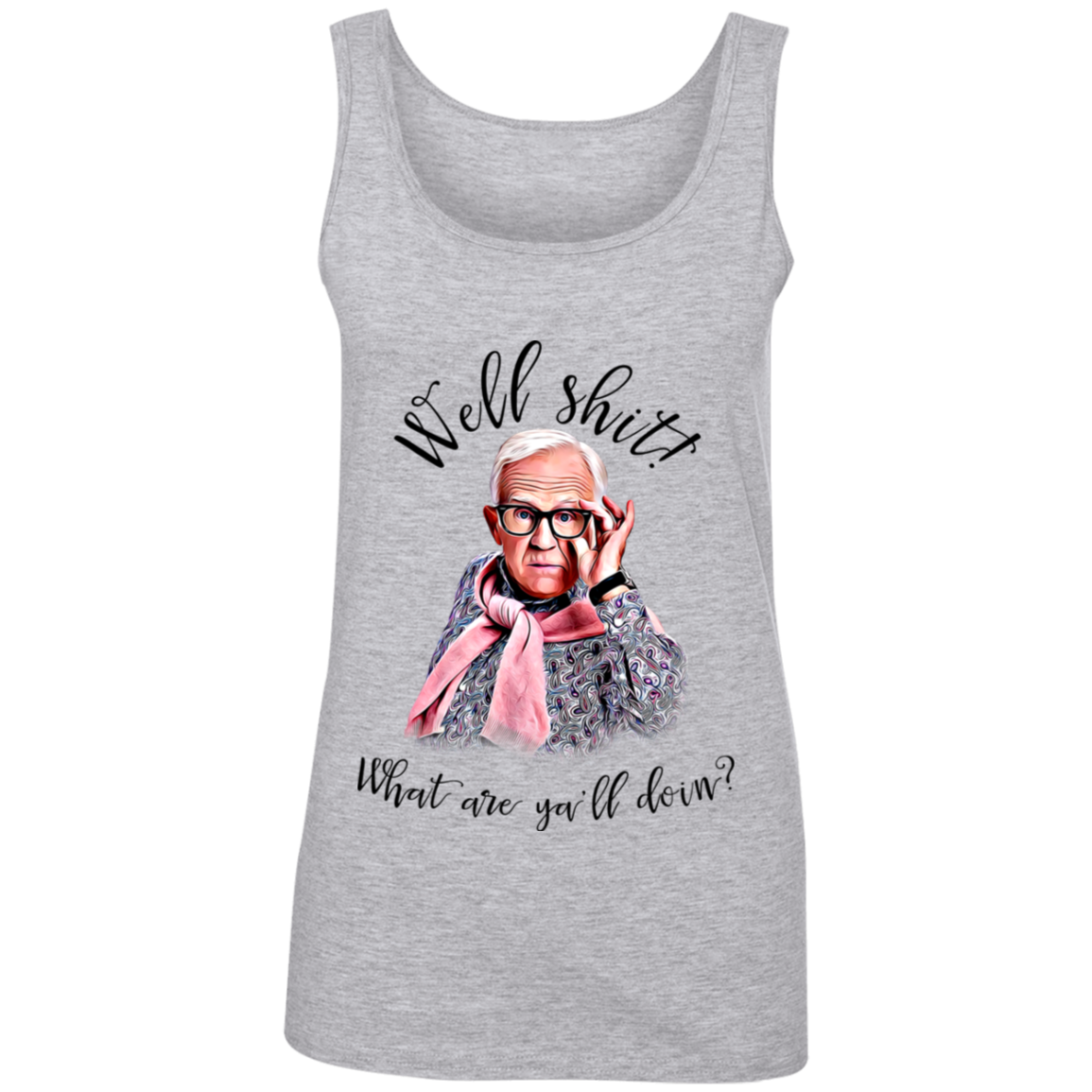 "WHAT ARE YOU" Ladies' 100% Ringspun Cotton Tank Top