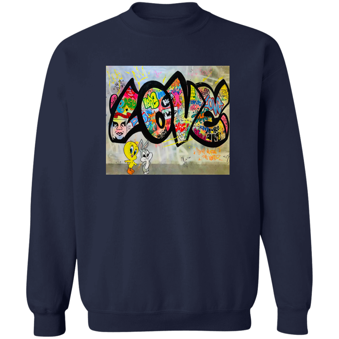 "LOVE" Crewneck Pullover Sweatshirt