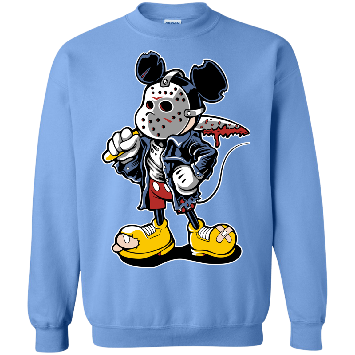 "MANIAC MICKY Crewneck Pullover Sweatshirt  8 oz.