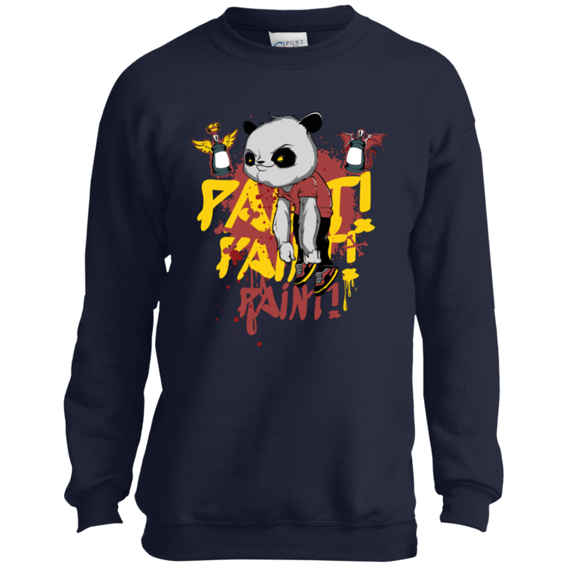 "PAINT PAINT PAINT" Youth Crewneck Sweatshirt