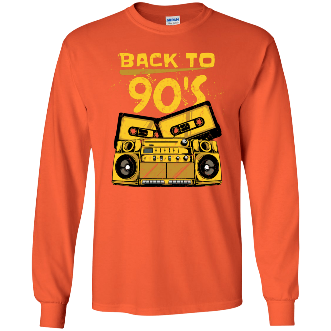 "BACK TO THE 90'S" LS Ultra Cotton T-Shirt