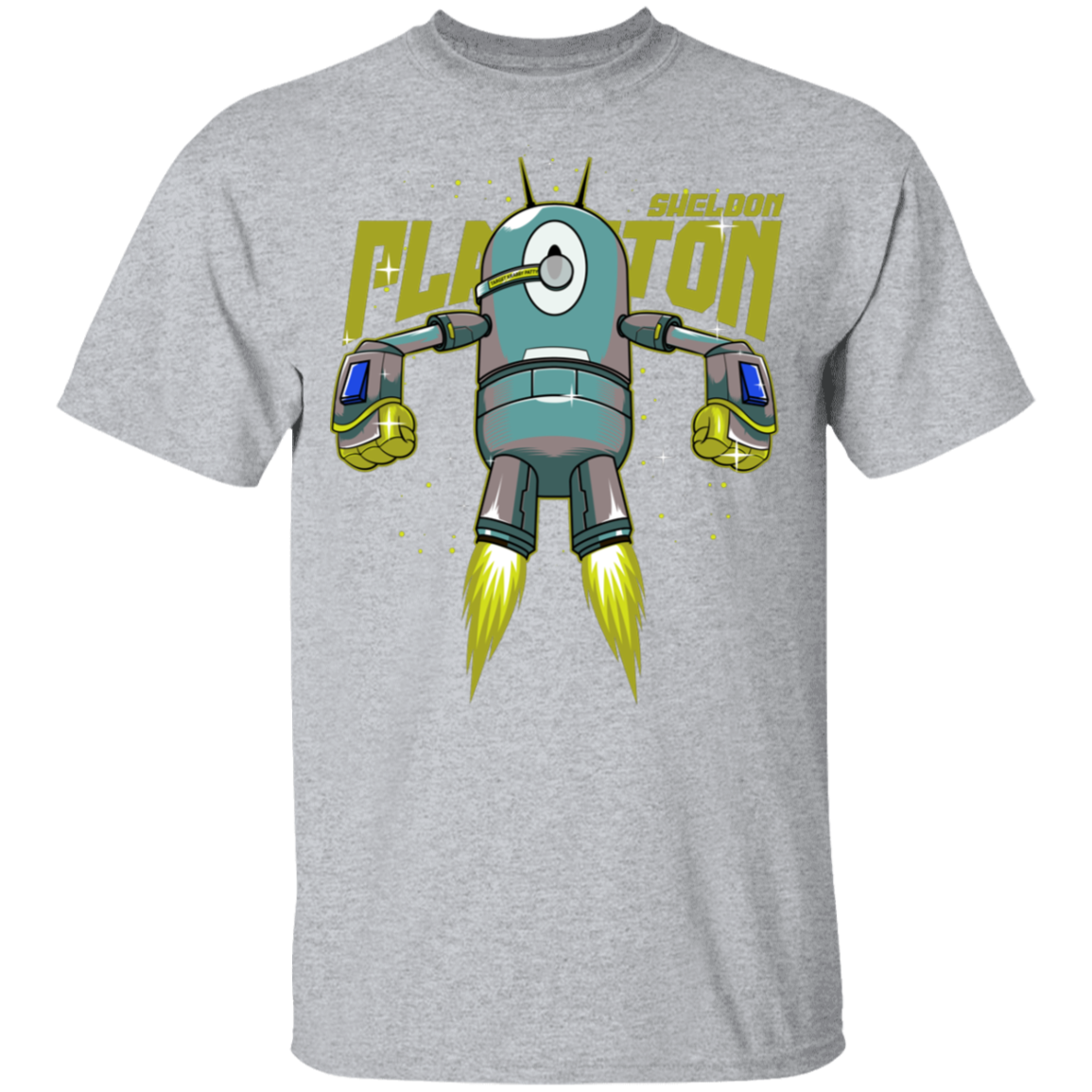 "PLANKTON" Youth 5.3 oz 100% Cotton T-Shirt