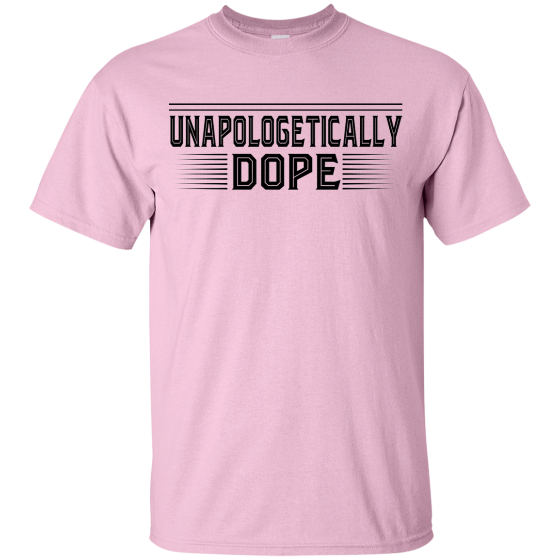 "UNAPOLOGETICALLY DOPE" Youth Ultra Cotton T-Shirt in black print