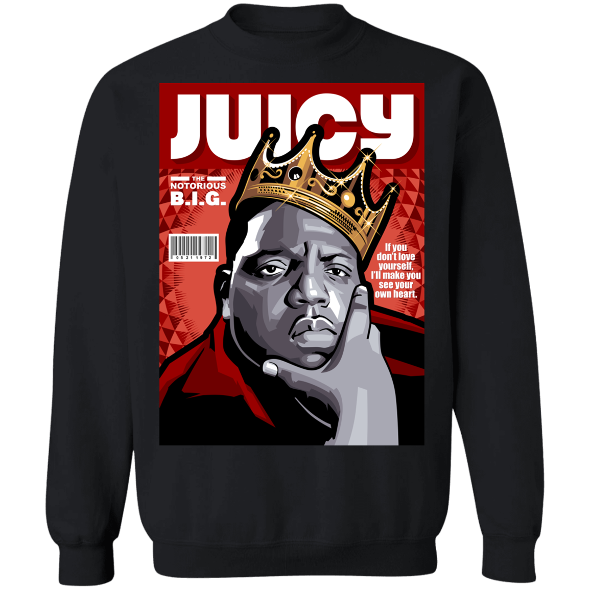 "JUICY" Crewneck Pullover Sweatshirt