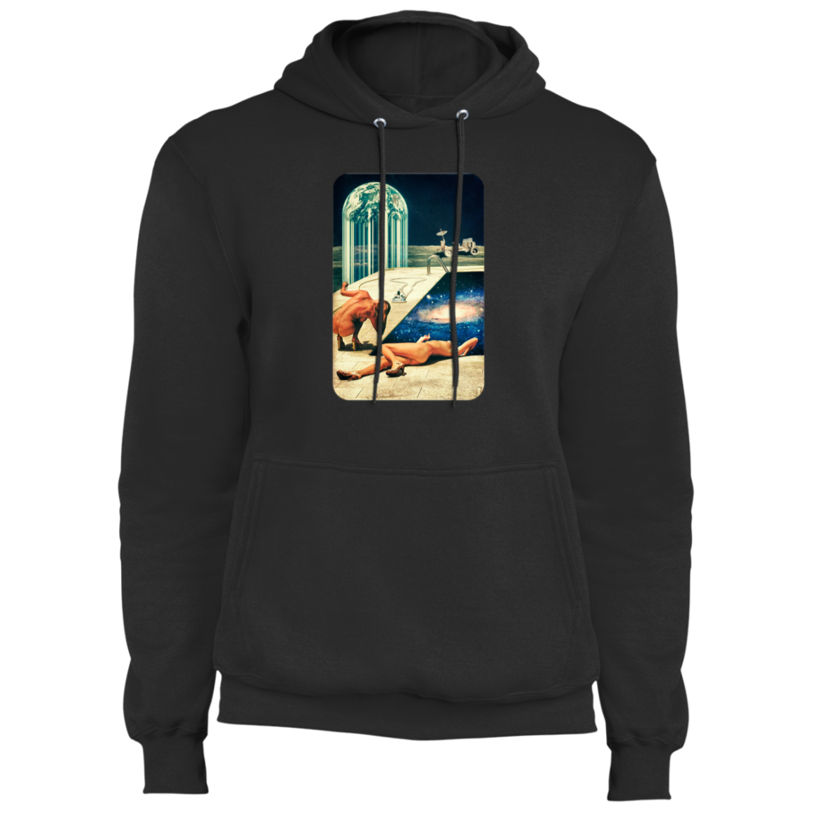 "MOON POOL" Core Fleece Pullover Hoodie