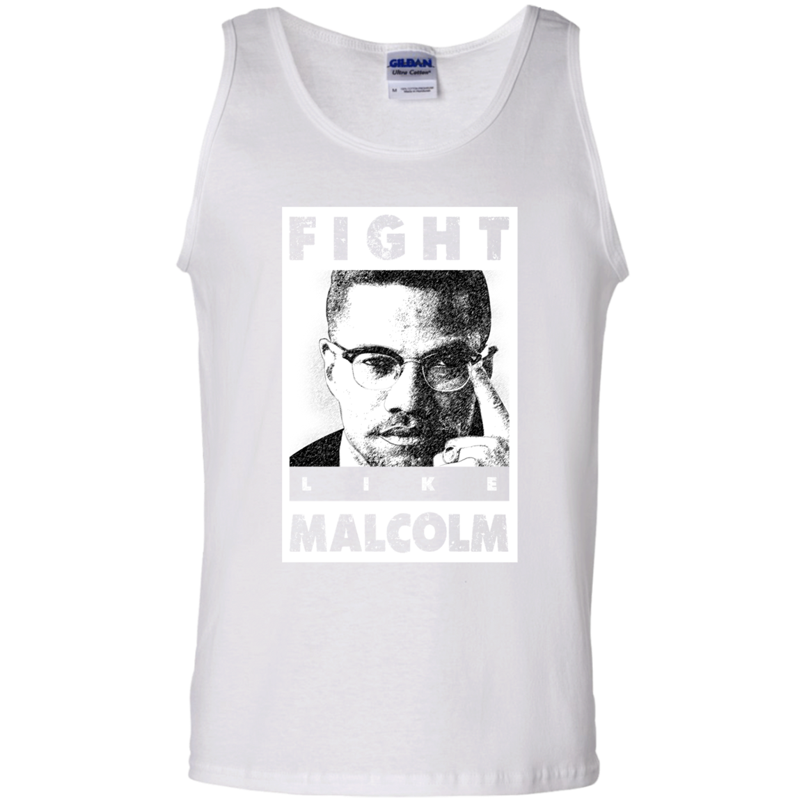 "LIKE MALCOLM" 100% Cotton Tank Top