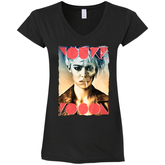 "YOUR POISON" Ladies' Fitted Softstyle 4.5 oz V-Neck T-Shirt