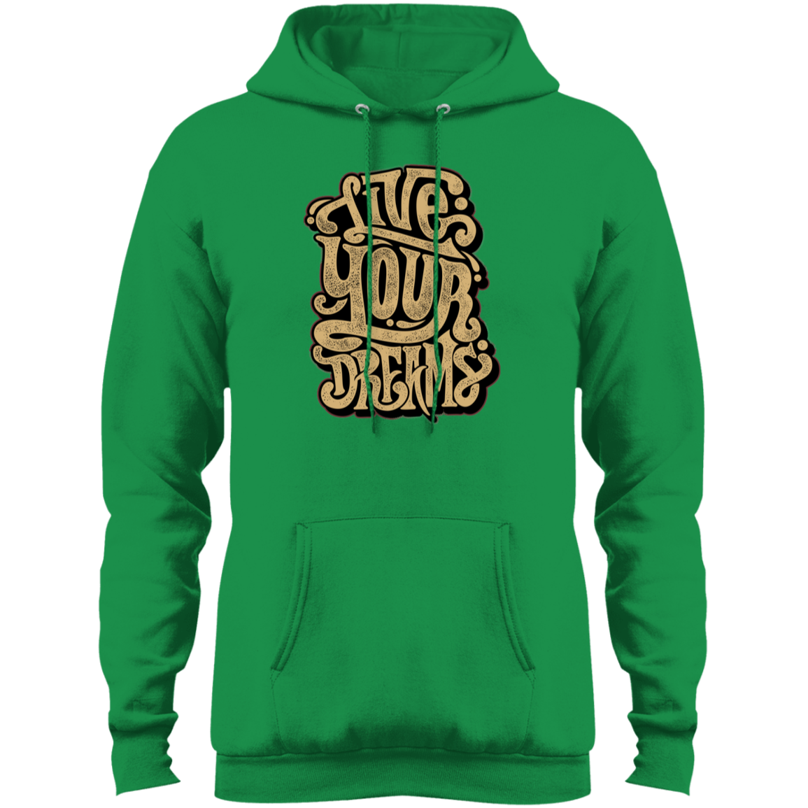 "LIVE YOUR DREAMS" Core Fleece Pullover Hoodie