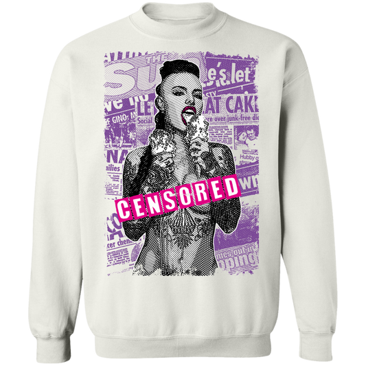 "CENSORED" Crewneck Pullover Sweatshirt  8 oz.