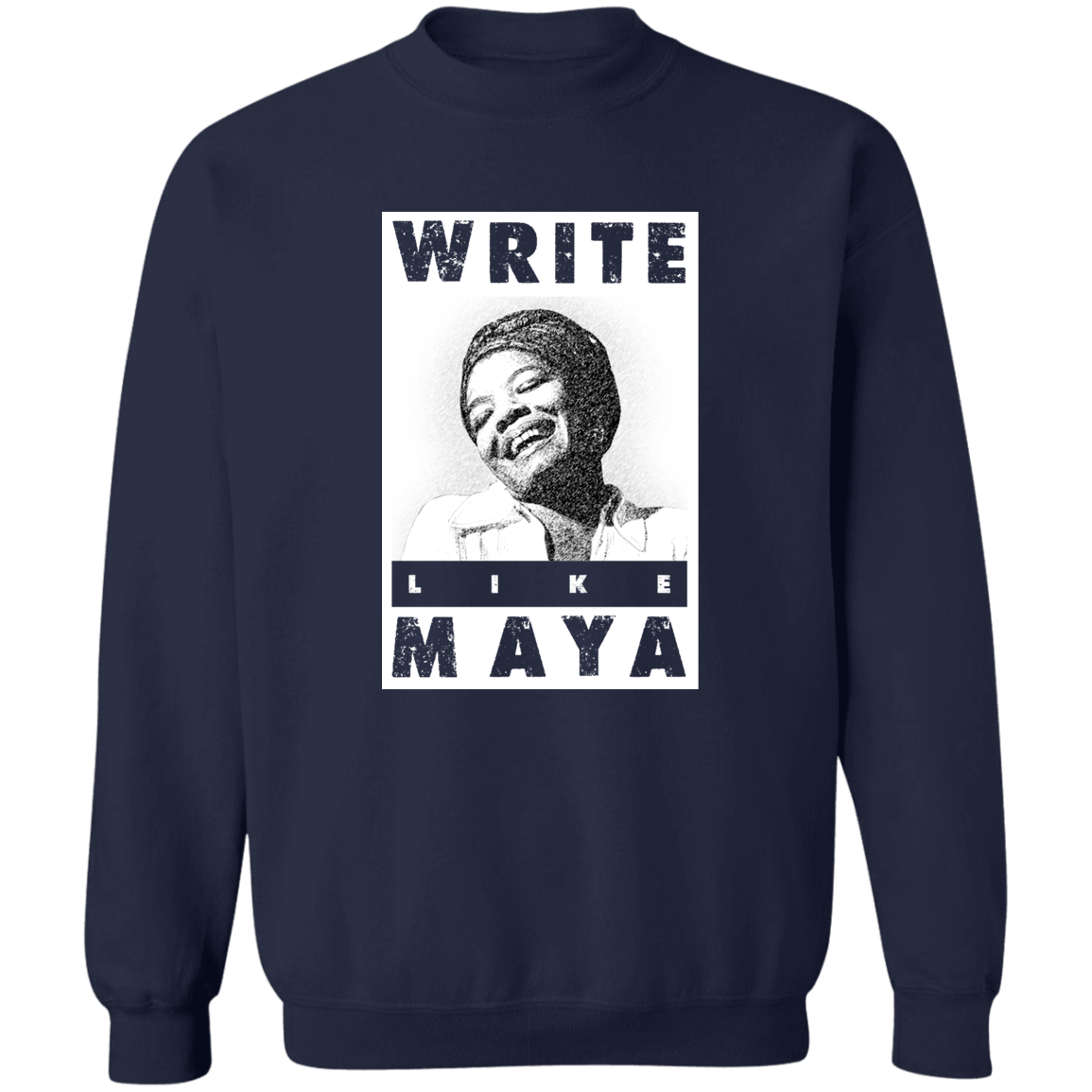 "LIKE MAYA" Crewneck Pullover Sweatshirt