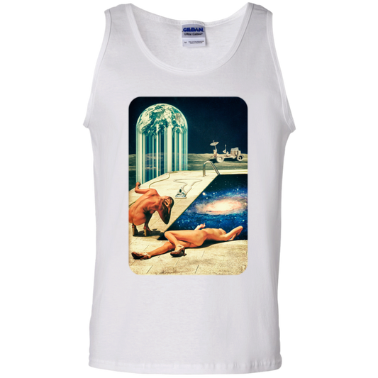 "MOON POOL" 100% Cotton Tank Top