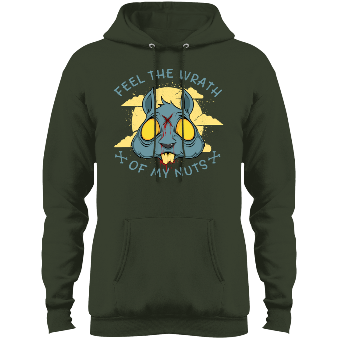 "FEEL THE WRATH" Core Fleece Pullover Hoodie