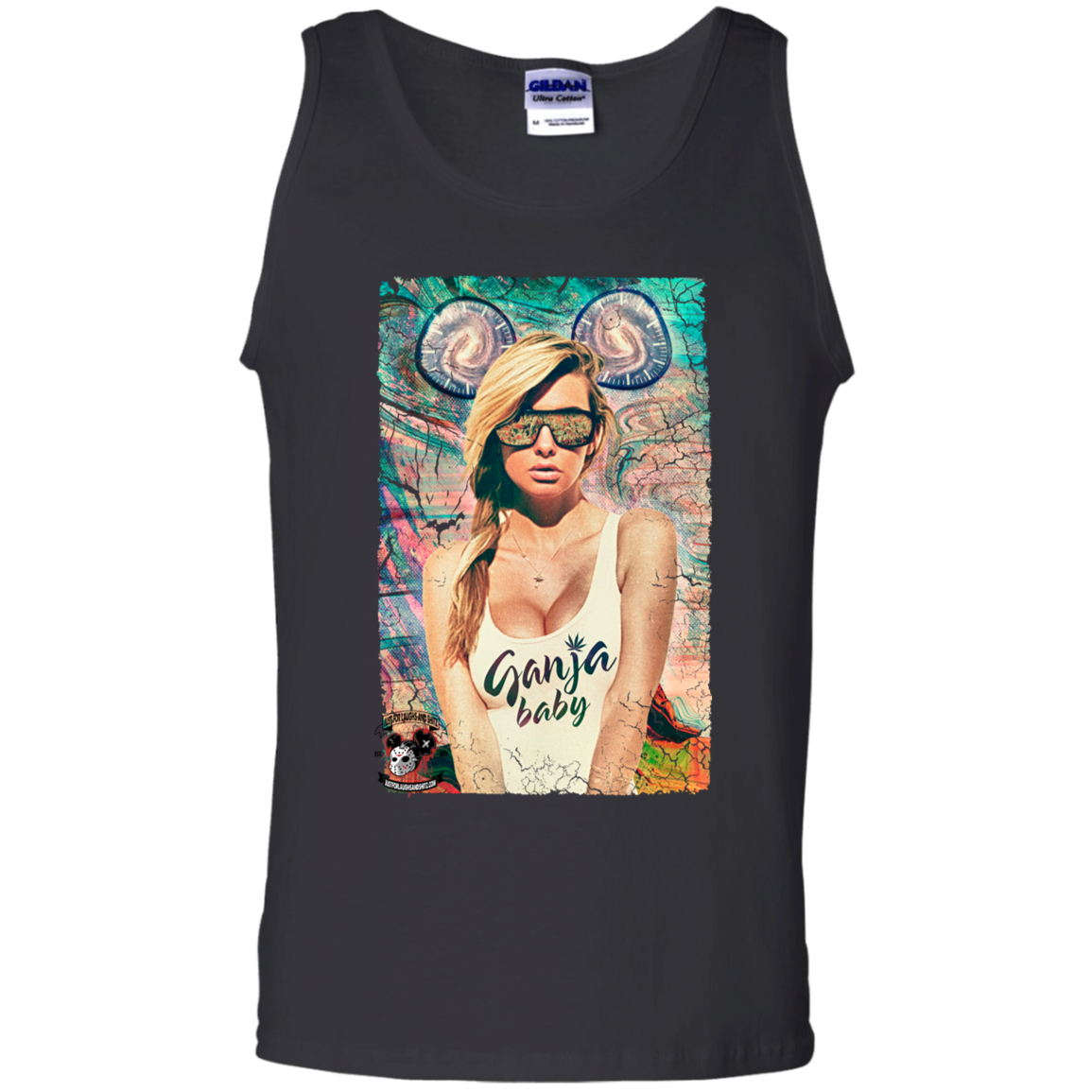 "GANJA BABY" 100% Cotton Tank Top