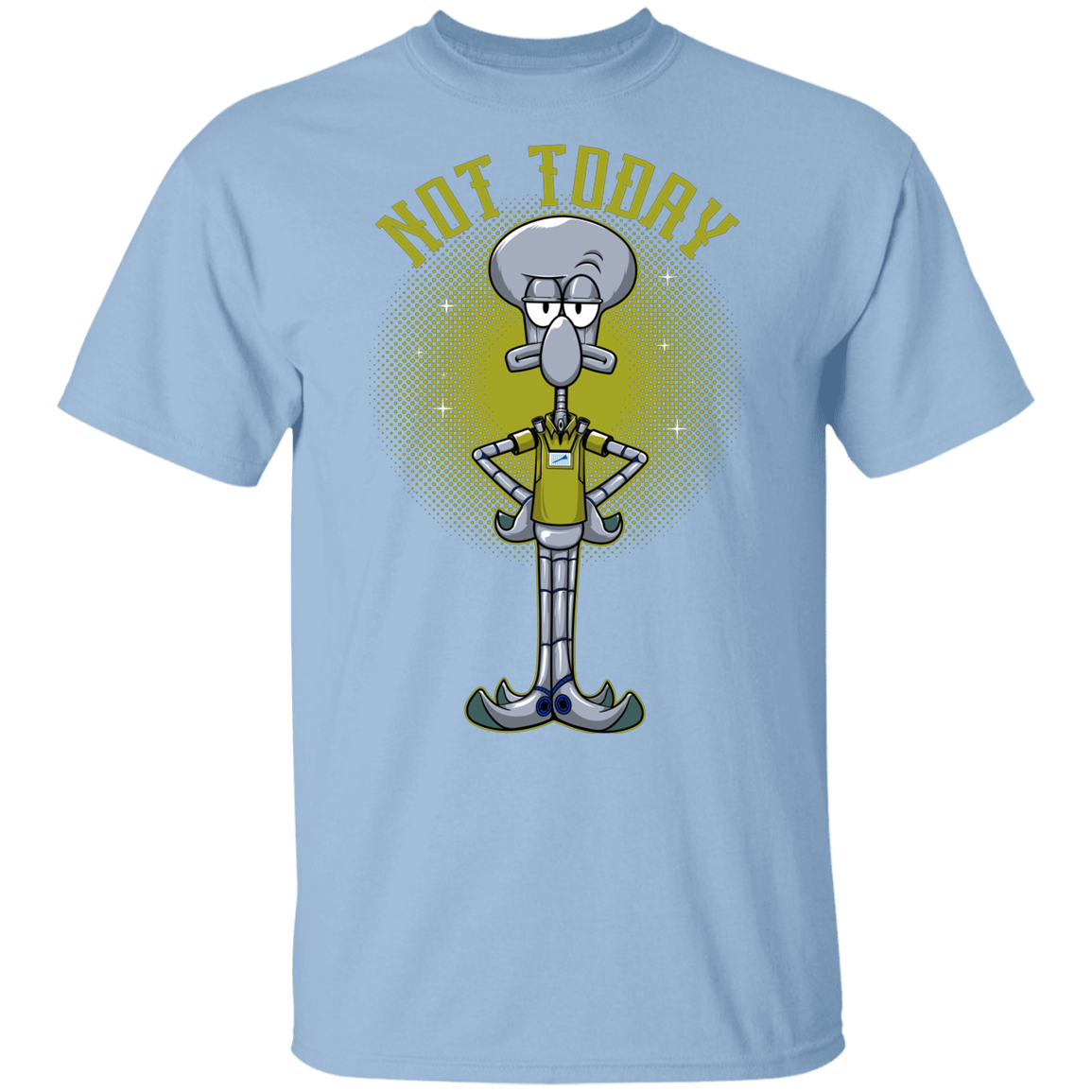 "SQUIDWARD" Youth 5.3 oz 100% Cotton T-Shirt