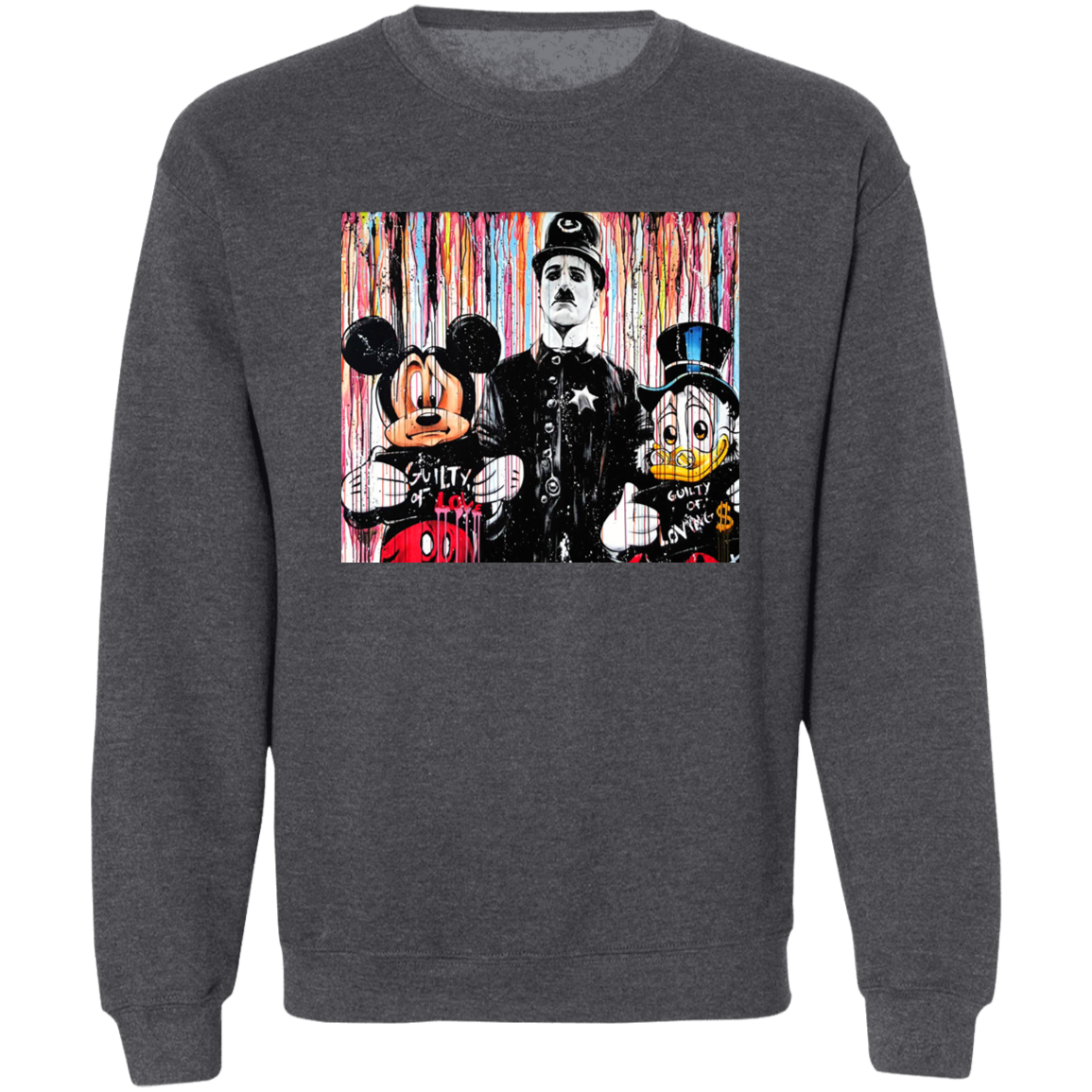 "GUILTY OF LOVE" Crewneck Pullover Sweatshirt