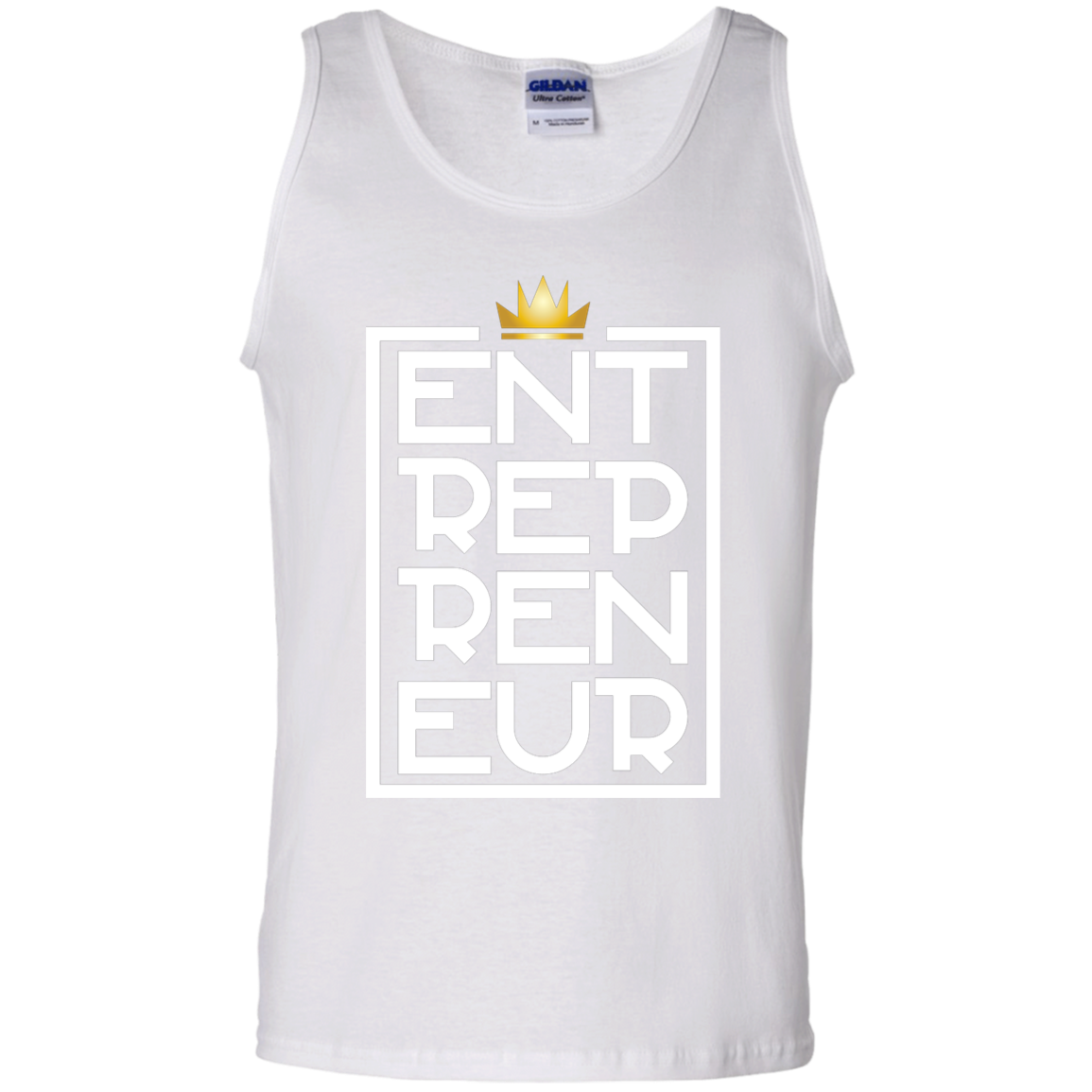 "KING ENTREPRENEUR" 100% Cotton Tank Top