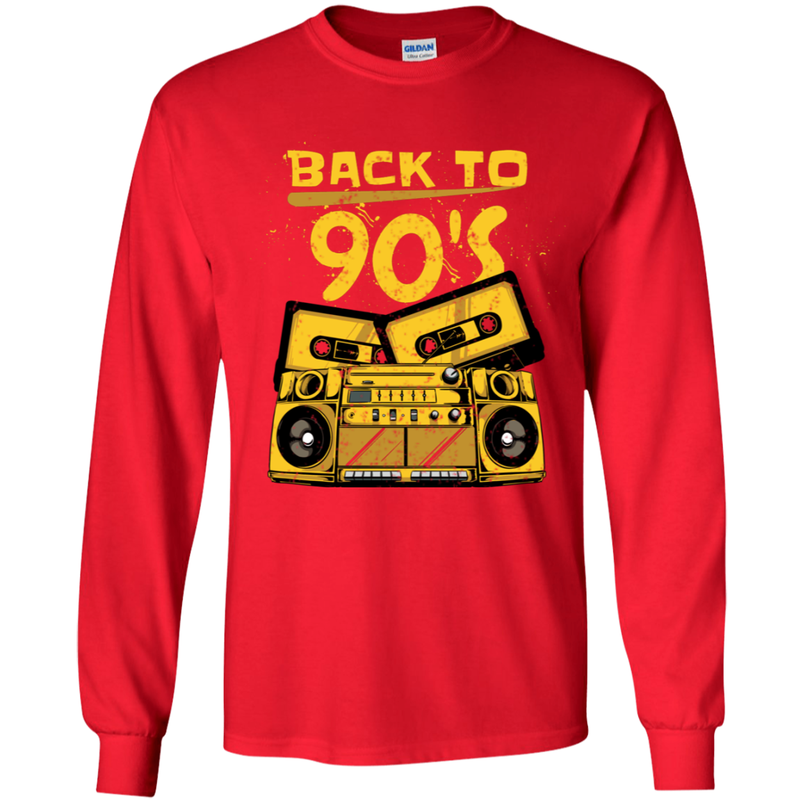 "BACK TO 90'S" Youth LS T-Shirt