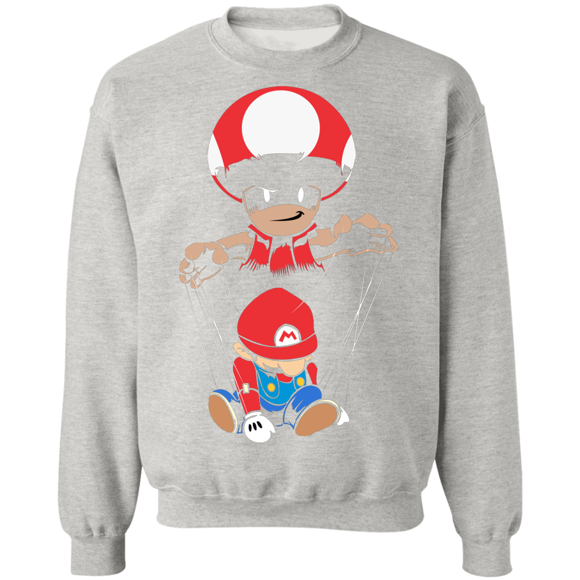 "MARIO DOLL" Crewneck Pullover Sweatshirt  8 oz.