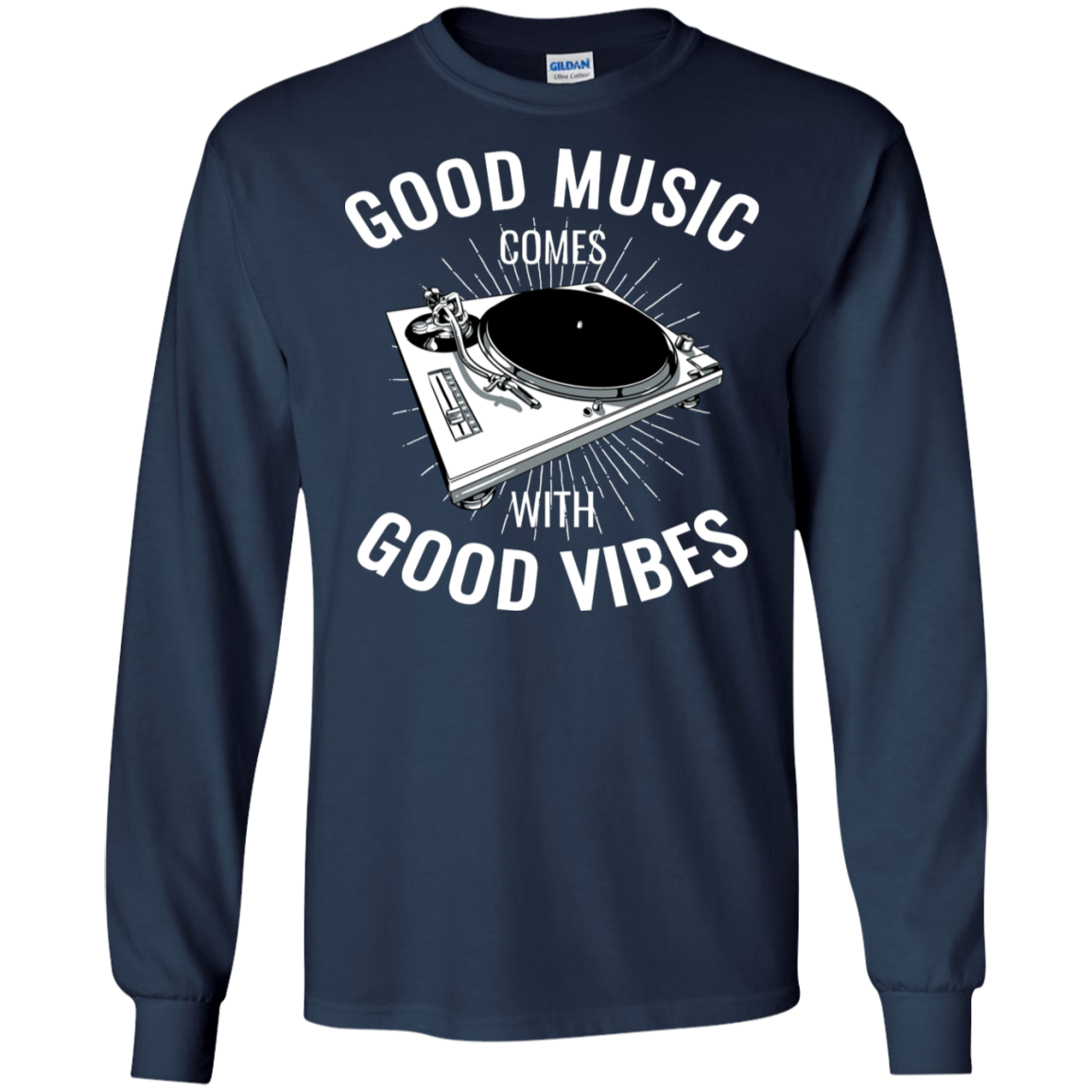 "GOOD VIBES" LS Ultra Cotton T-Shirt